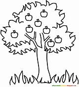 Coloring Tree Printable Pages Color Getcolorings Print sketch template