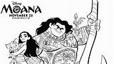 Moana Coloring Pages Disney sketch template