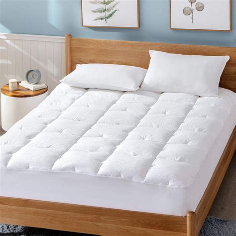 amazoncom bedsure twin mattress pad upgraded gsm breathable