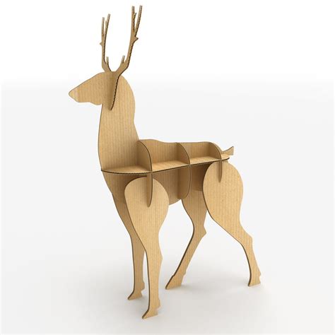 model deer cardboard