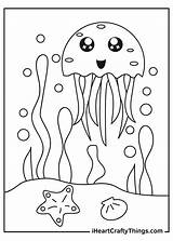 Jellyfish Coloring Iheartcraftythings Humans Poisonous Coloringbay sketch template