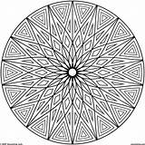 Coloring Pages Abstract Cool Designs Hard Geometric Kids Adults Easy Shapes Printable Sheets Mandala Circles Popular Coloringhome sketch template