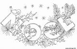 Adulte Difficile Occasions Fêtes Bordar Dessins Noël Joyeux Riscos Colorier Tendance Qisforquilter Bordado Coloriages Imprimé sketch template