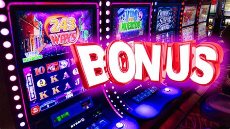 slot bonuses slot machines
