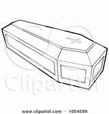 Coffin Drawing Casket Vector Clip Sketch Outlined Drawings Royalty Clipart Illustration Lal Perera Paintingvalley Sketches sketch template