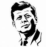 John Kennedy Drawing Stencil Paintingvalley Drawings President Ouvrir Wayne sketch template