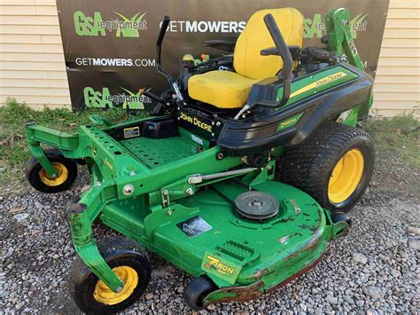 john deere zm commercial  turn  hp kaw   month lawn mowers  sale