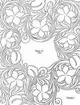 Tooling Carving Gonzales Tooled Sheridan Saddlery Designs sketch template
