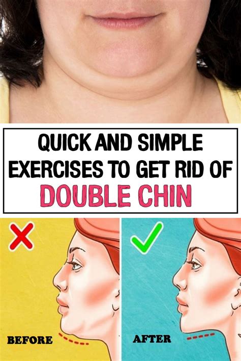 quick and simple exercises to get rid of double chin iwomenhacks