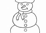 Coloring Snowman Face Template Getcolorings Getdrawings Pages sketch template