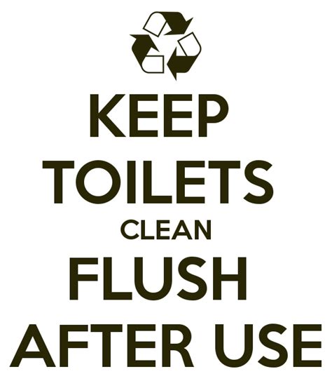 keeptoiletscleanflushafter    toilet cleaning flush toilet