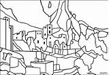Mesa Verde Colorado Clipart Coloring Cliparts Famous Landmarks States Clip Library Clipground sketch template