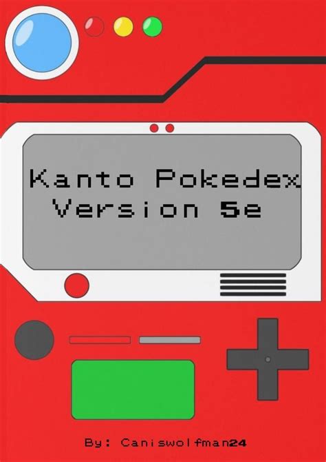 Kanto Pokedex 5e Pokemon Pokedex Pokemon Pokemon Dungeon