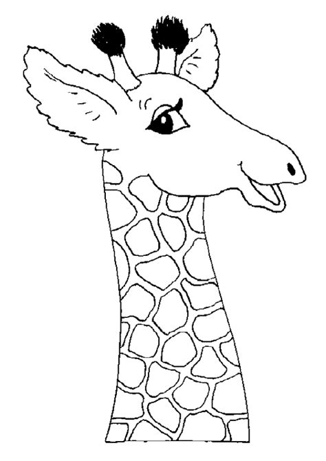 coloring page giraffe printable  amazing svg file