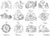 Zodiac Coloring Sign Virgo Pages Adults Marvolo San Bleached Deviantart Lines Drawings Template 63kb sketch template