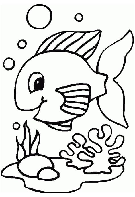 top   printable fish coloring pages  preschool coloring