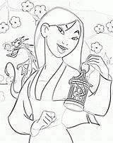 Mulan Coloring Pages Disney Para Colorear Dibujos Princess Kids Colouring Drawing Printables Logan Online Friends Printable Prints Drawings Animation Sheets sketch template