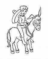 Donkey Junge Farmer Esel Mule Ausmalbild Malvorlagen Kostenlos Letzte sketch template