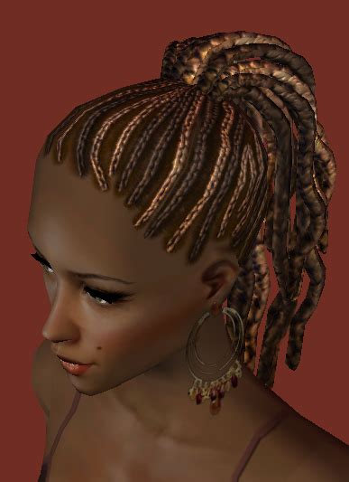 mod the sims nouk afro knot hair nice afro hair for ladies of all ages
