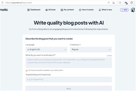 ai content writing tools   write high quality articles