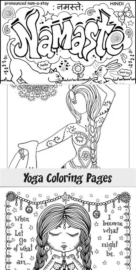yoga coloring pages yogadesenhomenina posesyogadesenho