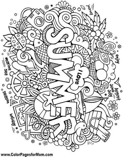 summer doodle art pages doodle crayola coloring pages  coloring