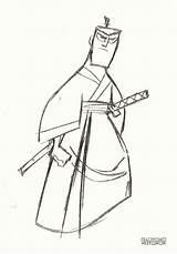 Samurai Espadas sketch template