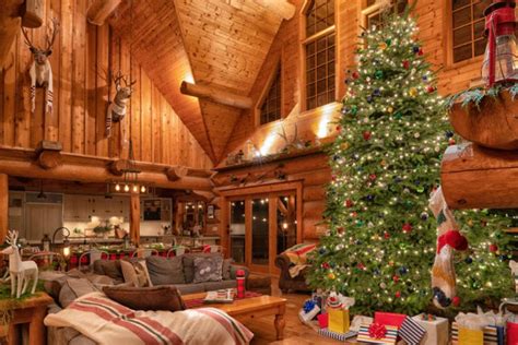 cozy canadian christmas cabins