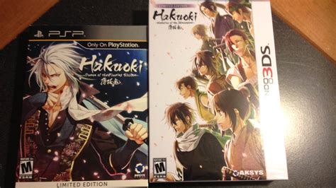 Girls Dating Sims And Hakuoki 3ds Limited Edition Unboxing Youtube