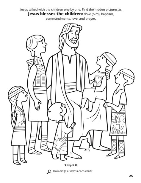 jesus blesses  children