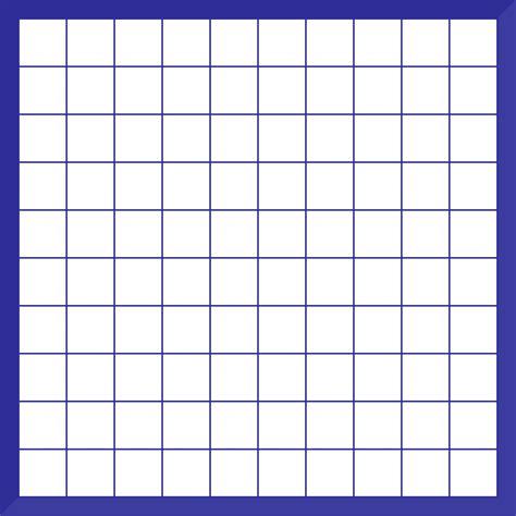 printable blank  grid chart     printablee