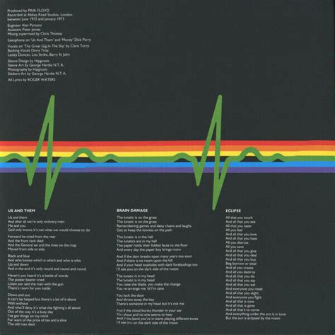 Pink Floyd Dark Side Of The Moon 40th Anniversary Uk 180g Vinyl Lp Mp3
