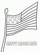 Labor Coloring Pages Printable Happy Kids Color Flag Popular sketch template