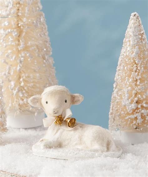 resting winter lamb lamb christmas christmas decorations