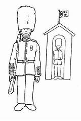 Coloring Pages Royal Guard Coloriage Guardia Edward Pm Posted Para sketch template