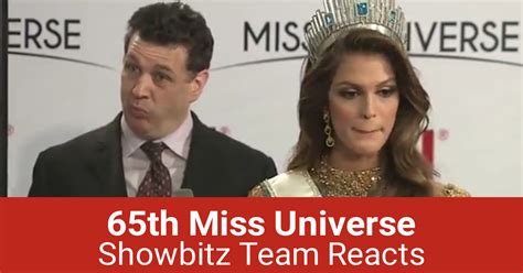 65th Miss Universe Showbitz Team Reacts ~ Showbitz