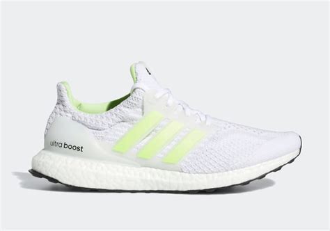 adidas ultra boost  white signal green  sneakernewscom
