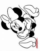 Minnie Mouse Coloring Pages Disney Cheerleader Printable sketch template