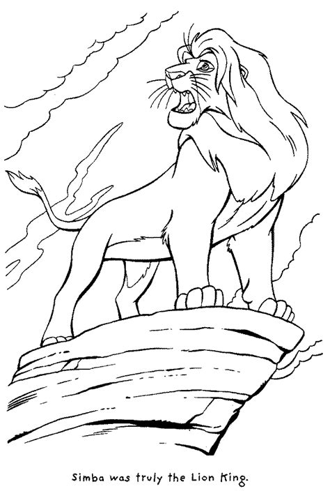 lion king coloring pages learn  coloring
