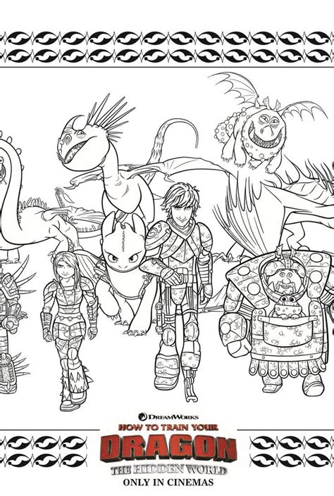 printable httyd coloring page   train  dragon