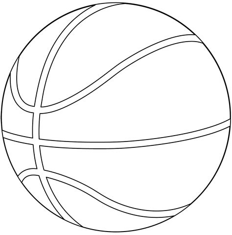 basketball ball coloring page  printable coloring pages  kids