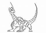 Bakugan Dragonoid Batch Helix Vestroia Drago Neo sketch template
