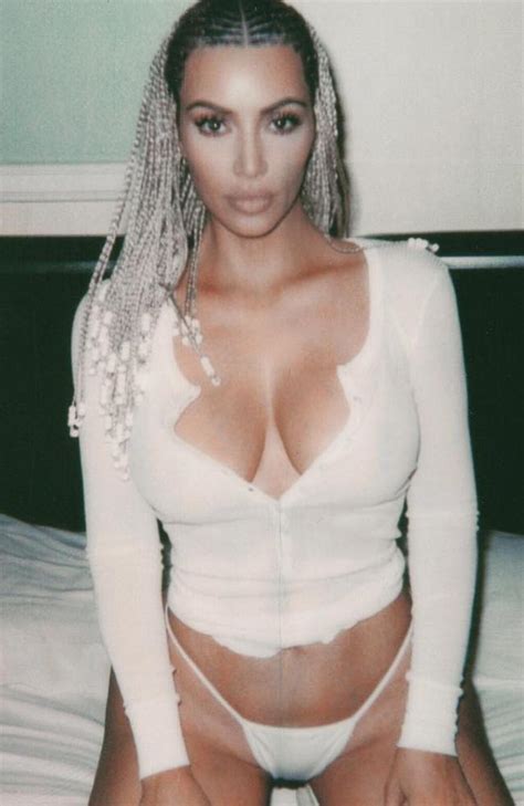 Kim Kardashian Naked Shoot Reality Star Poses Topless On