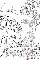 Ausmalbilder Dinosaurier Ausmalbild Ausdrucken Einfach Kribbelbunt Brontosaurus sketch template
