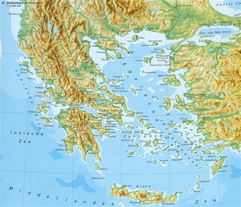 griekenland griekenland op de kaart griekenland kaarten geschiedenis