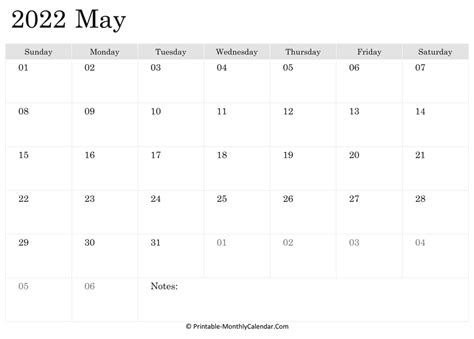 calendar printable  holidays