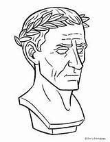 Caesar Julius Ausmalen Iulius Filosofia Filosofía Coin Zeichnen Zeichnung Ausmalbilder Ausmalbild Kaiser sketch template