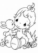 Moments Precious Coloring Pages Baby Printable Easy sketch template
