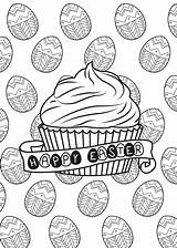 Muffin Paques Adulte Adulti Erwachsene Pasqua Oeufs Malbuch Fur Ostern Allan Justcolor Adultos Cibo Hunt Nggallery Dibujo Shopkins Coloriages sketch template