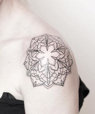 womans shoulder   tattoo design   left side   arm
